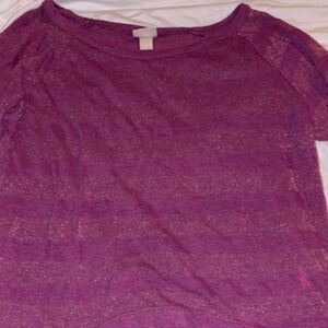 Mossimo Supply Co. Purple Long Sleeve Tee